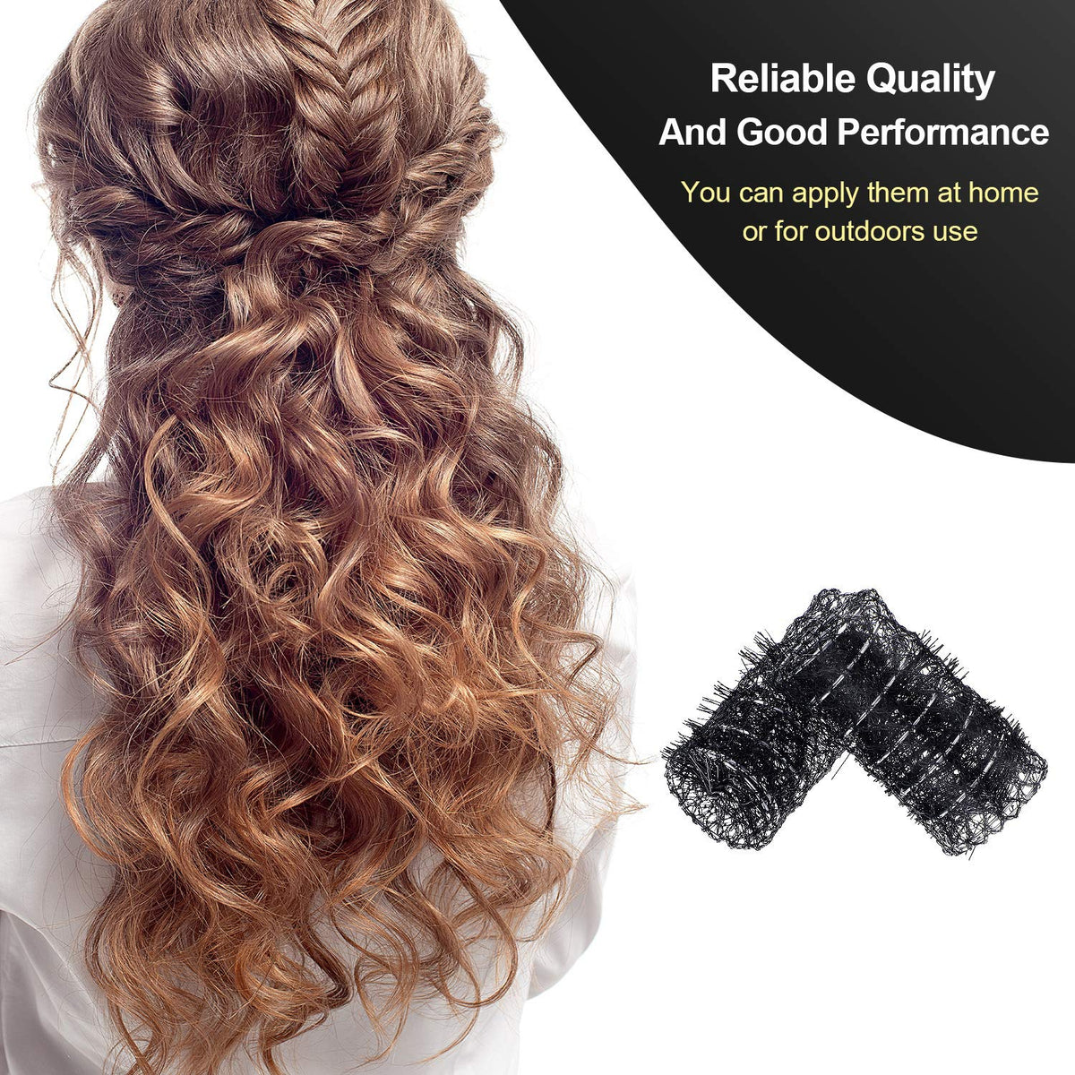 WILLBOND plastic curler rollers with bristles offer safe, easy styling for at-home use.