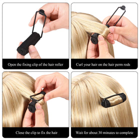 WILLBOND sleep-friendly rollers with strap for secure overnight curling.