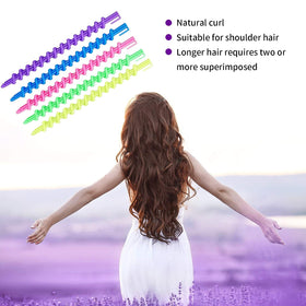 WILLBOND spiral perm rods set used to wrap hair for soft waves.