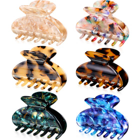 WILLBOND tortoise shell clip 2-inch design-1 for secure, stylish everyday styling.
