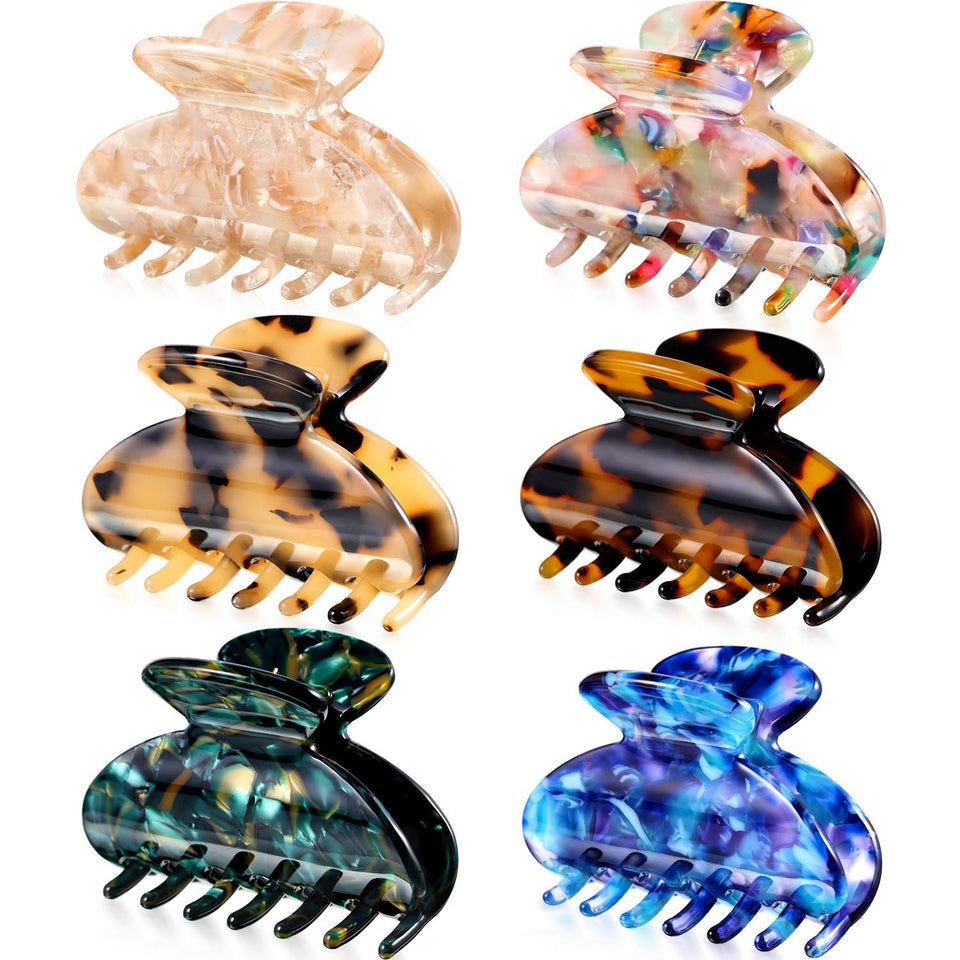 WILLBOND tortoise shell clip 2-inch design-1 for secure, stylish everyday styling.