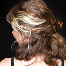 WILLBOND tortoise shell clip 2-inch design-6 six-piece set with versatile finishes.