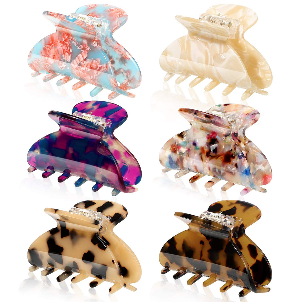 WILLBOND tortoise shell clip closeup shows secure grip for all-day wear.