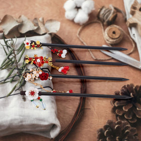 WILLBOND vintage hair pins designed for long hair and comfortable wear.