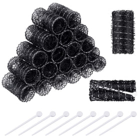 WILLBOND vintage hair rollers 20-pack with pins for effortless long-lasting curls.