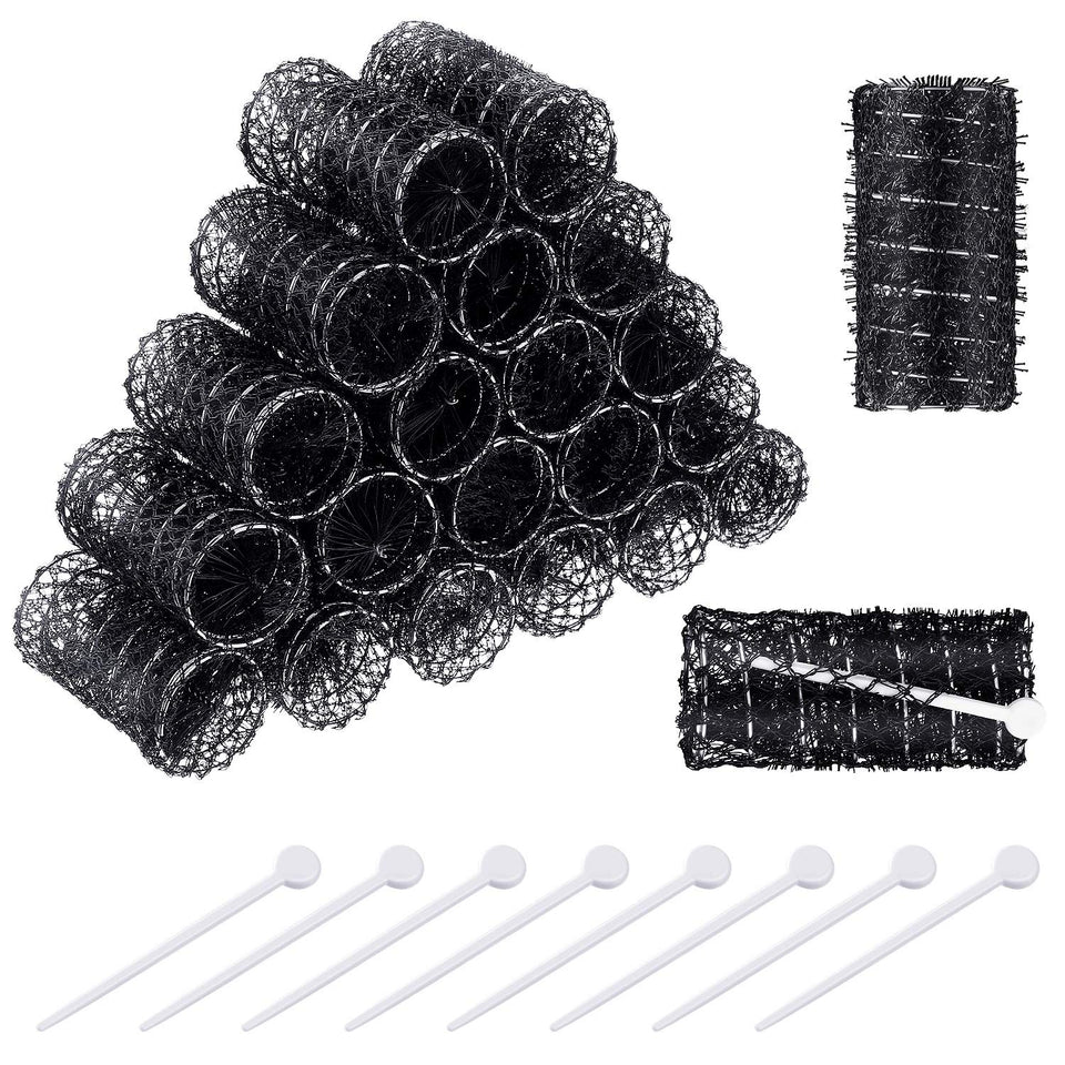 WILLBOND vintage hair rollers 20-pack with pins for effortless long-lasting curls.
