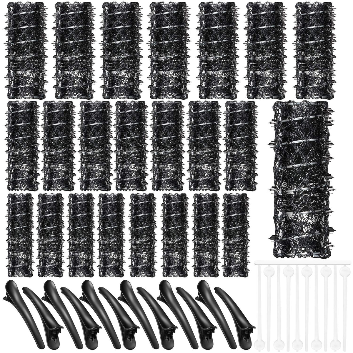 Willbond wire mesh hair roller 0.71 inch for gentle, heat-free curls at home.
