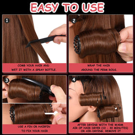 Willbond wire mesh hair roller 1.1 inch for voluminous waves and body.