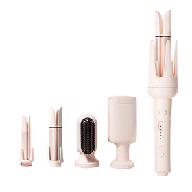 Winb 5-in-1 curling iron set with 28mm barrel for versatile curls and smooth results