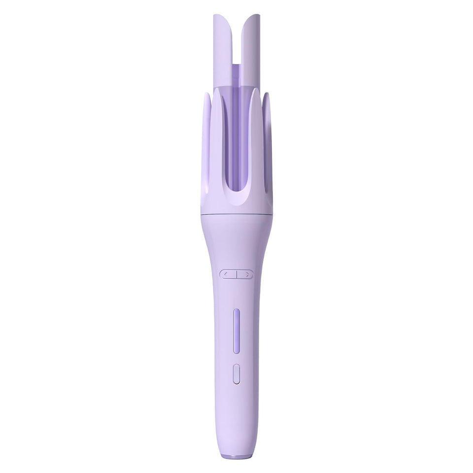 Winb automatic hair curler with rotating barrel for effortless curls.