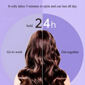 Winb curler safety features including auto shut-off for safer styling.