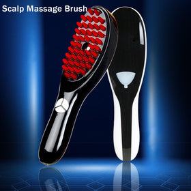 Winb hair massager comb demonstrates cordless convenience for quick use.