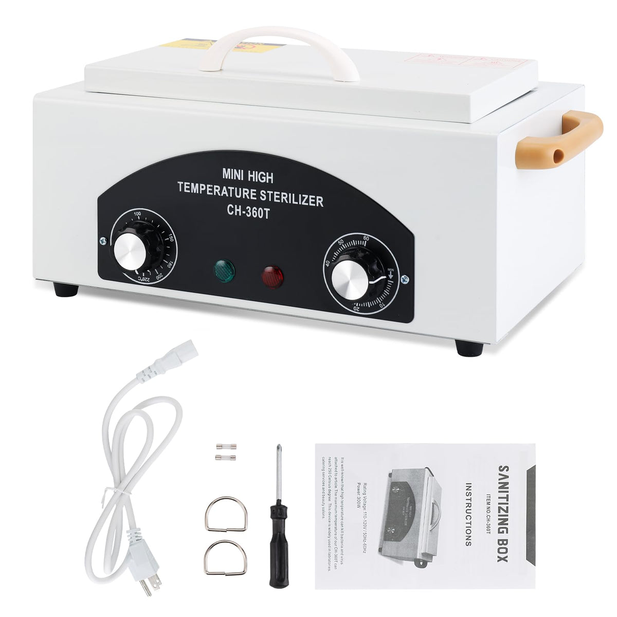 WINB High Temperature Sterilizer front view with clear temperature display for clinics.