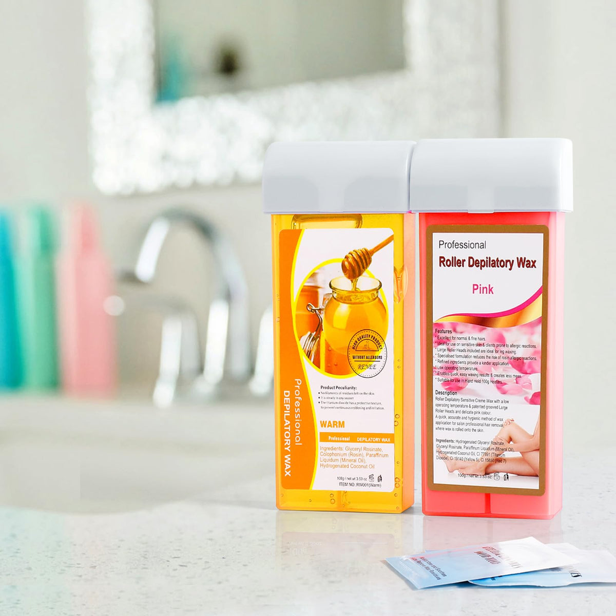 Wind in Hand home waxing setup delivering salon-quality results
