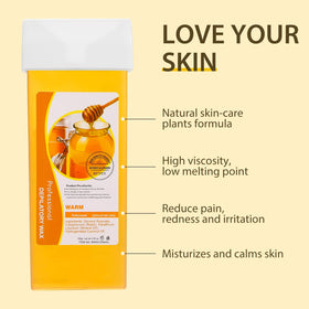 Wind in Hand cleaning wipes remove wax residue after waxing