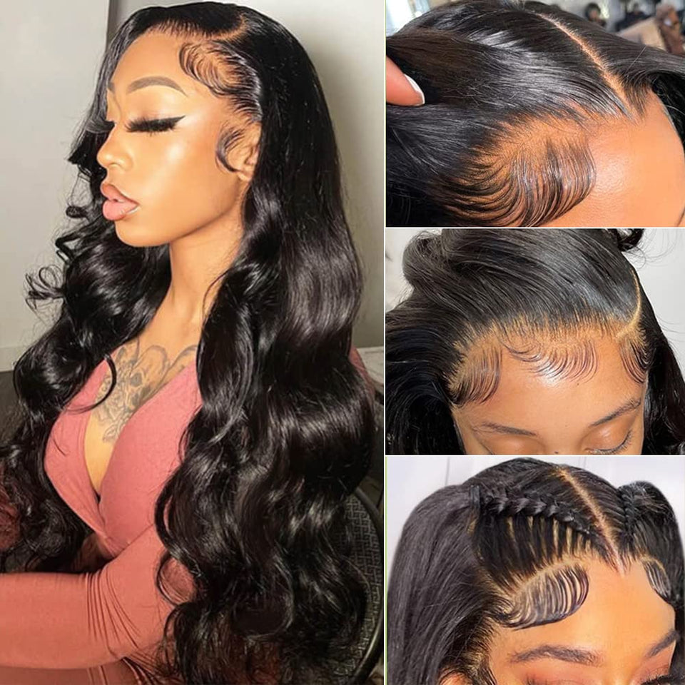 Wingirl 13x5 HD lace front wig, 26-inch length, natural parting.