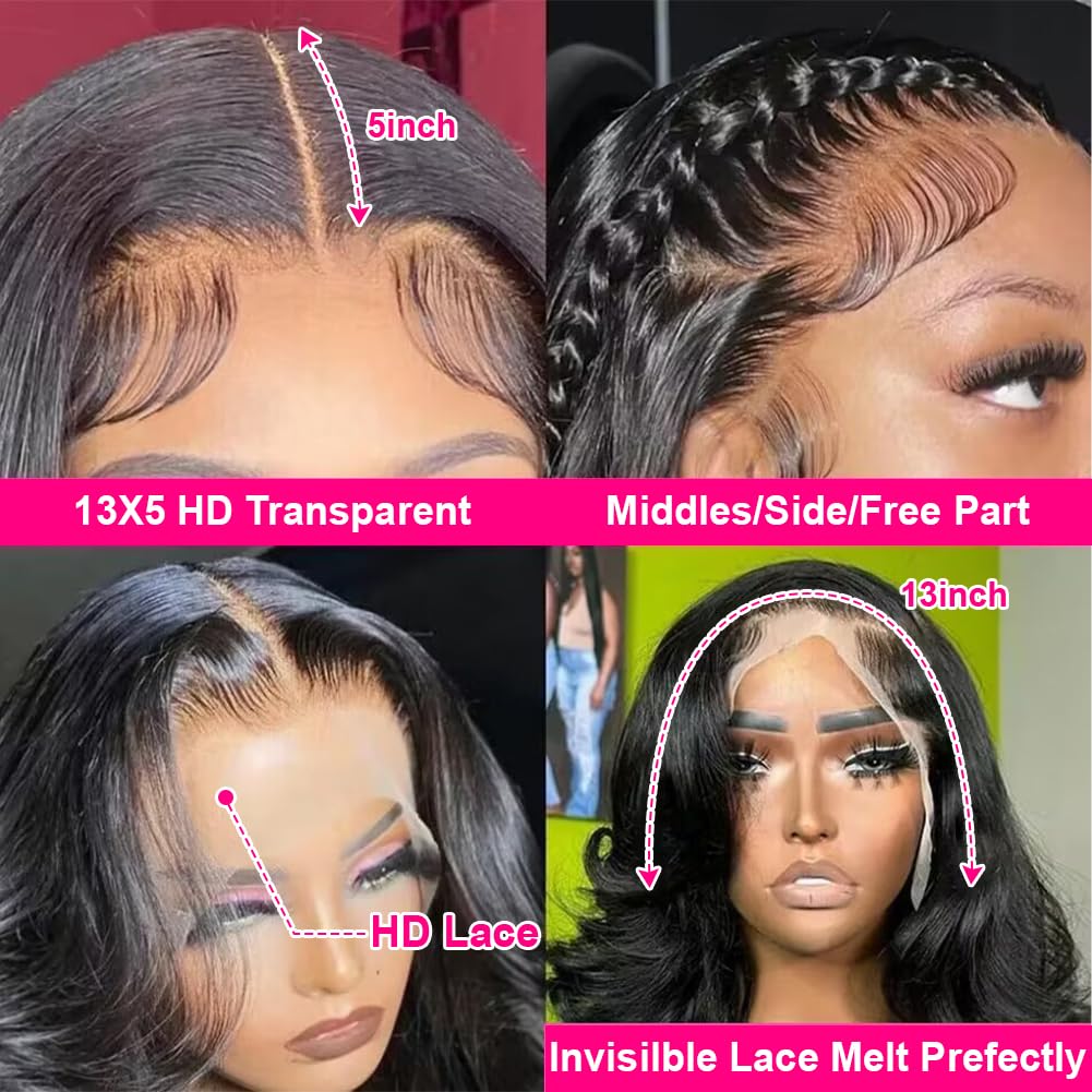Wingirl 13x5 lace front with long parting for versatile styling