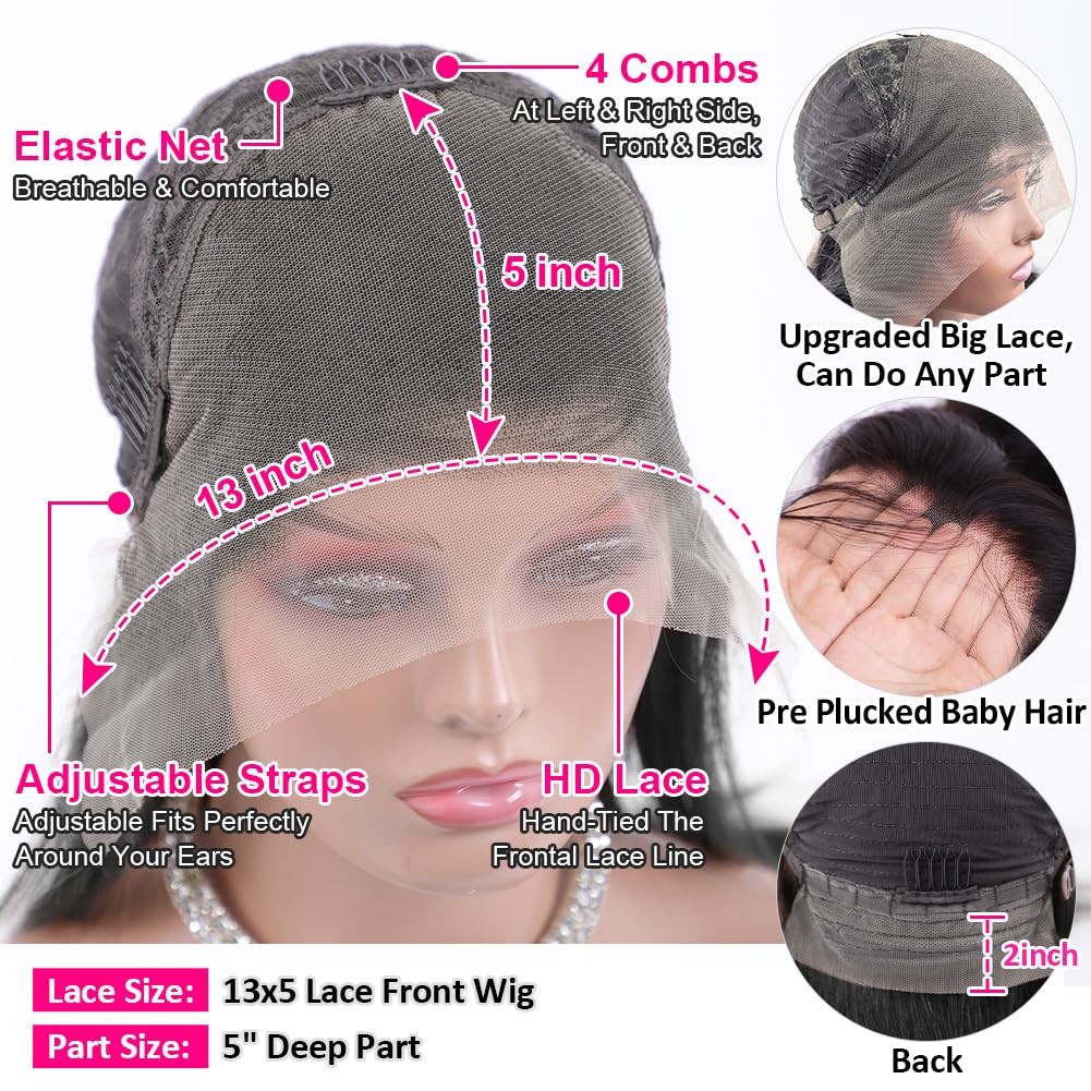 Adjustable strap cap with four combs for comfort and security.