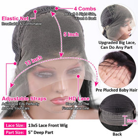 Adjustable strap cap with four combs for comfort and security.