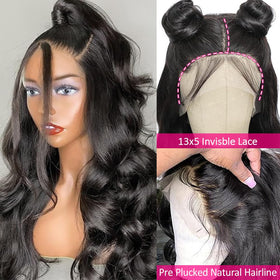 HD lace front cap with four combs for secure wear.