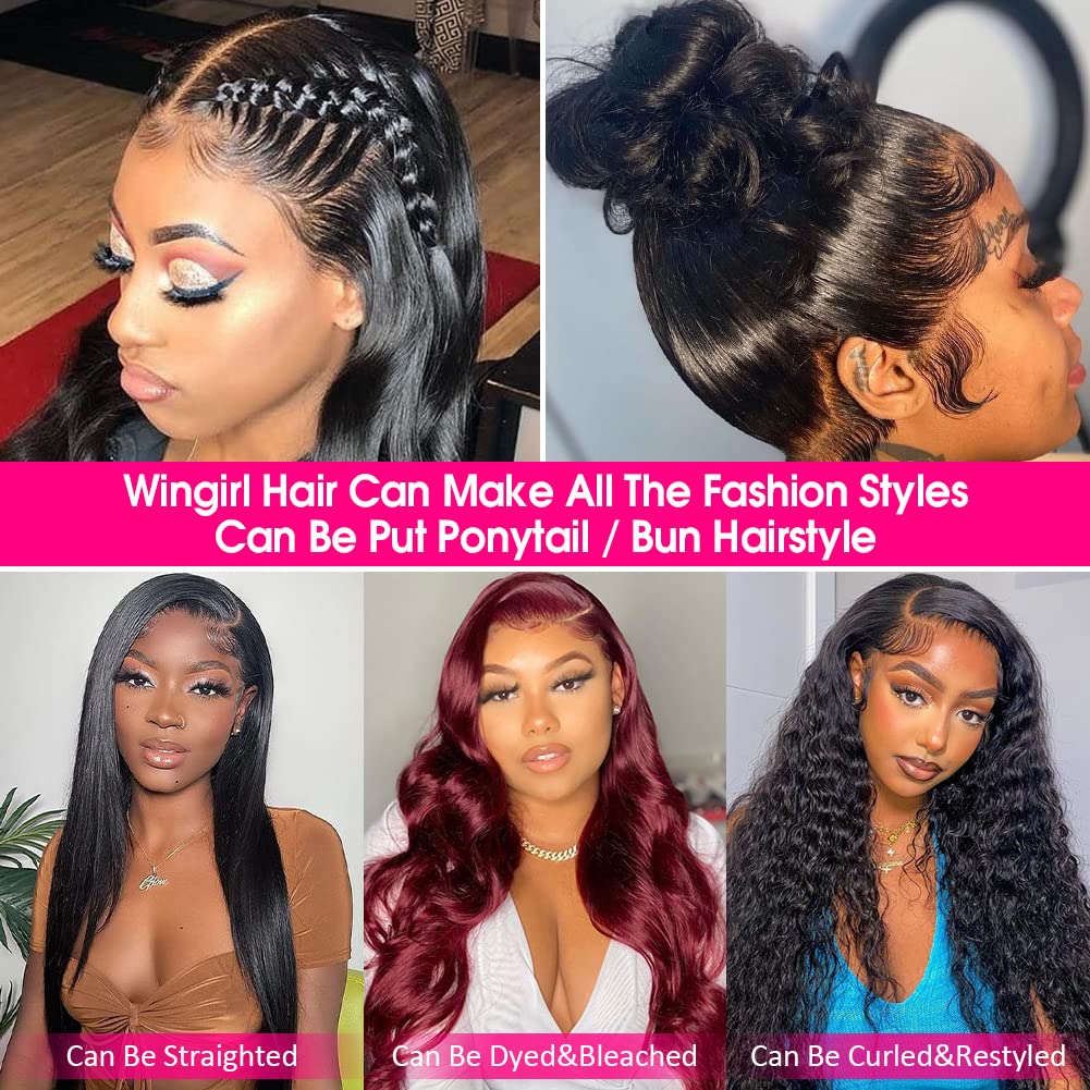 Wingirl wig package includes cap and 5D mink lash for a complete set