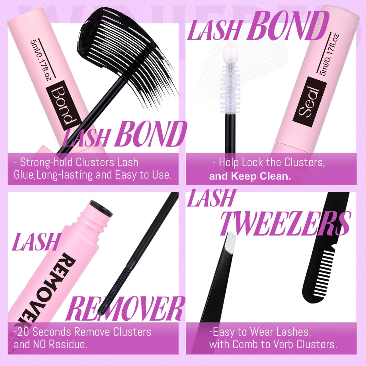 Winifred at-home lash extension setup for effortless practice.