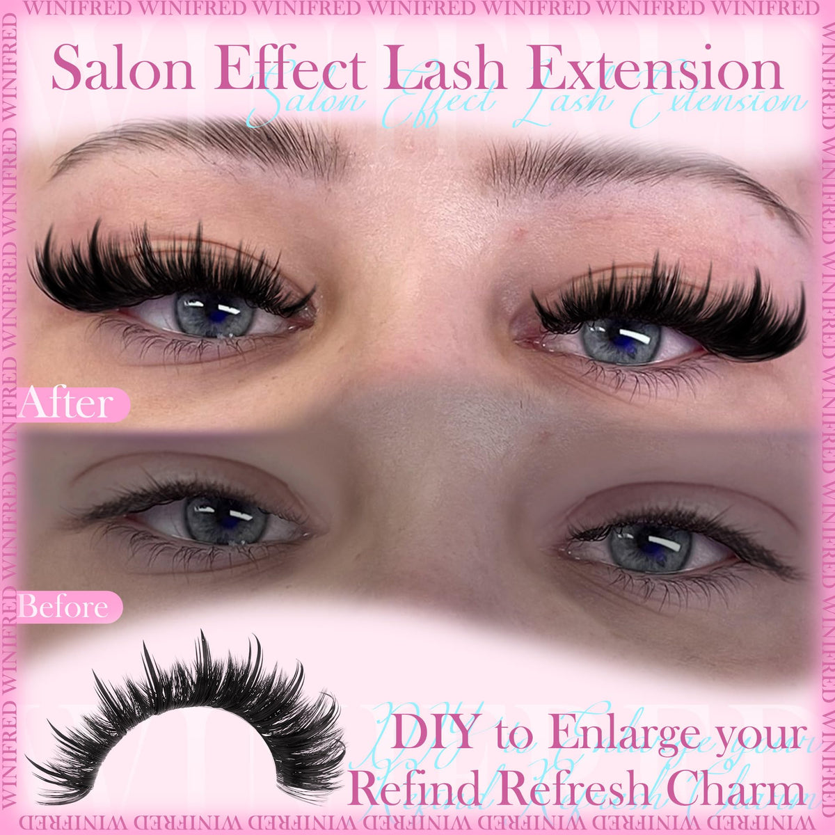 Winifred precision lash tweezers with smooth tips enable precise placement