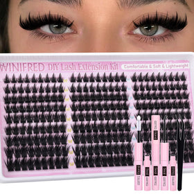 Winifred Manga Lash Clusters Kit pack for easy DIY daily volume