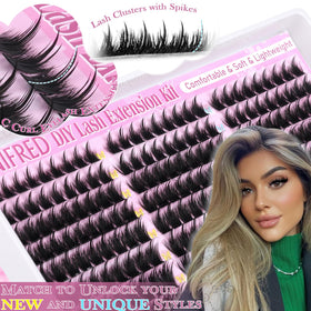 Winifred Manga Lash Clusters with spikes highlight anime-inspired eye accents