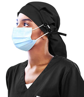 Winitas silk-lined work cap for long hair ensuring smooth, secure look