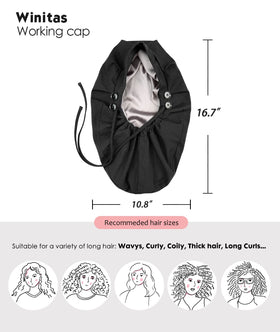 Winitas satin lining preserves moisture and minimizes friction during wear