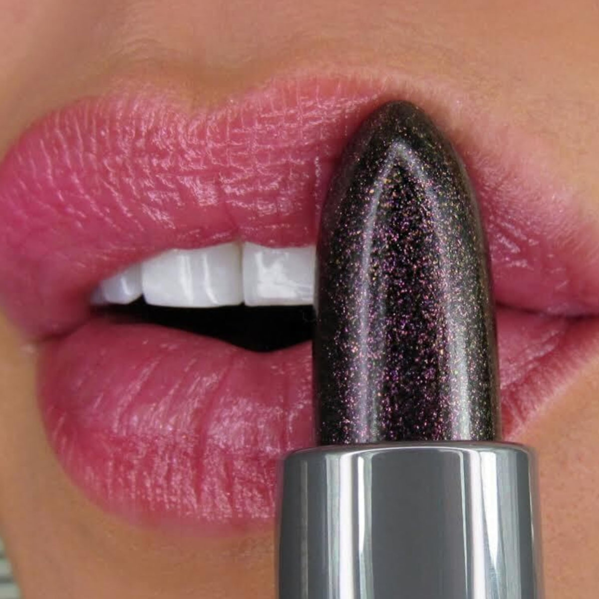 Winky Lux Aurora Glimmer Balm with pink coconut scent for mood and hydration.