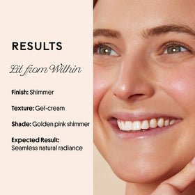 Calendula oil ingredient close-up highlights soothing glow from Winky Lux product.