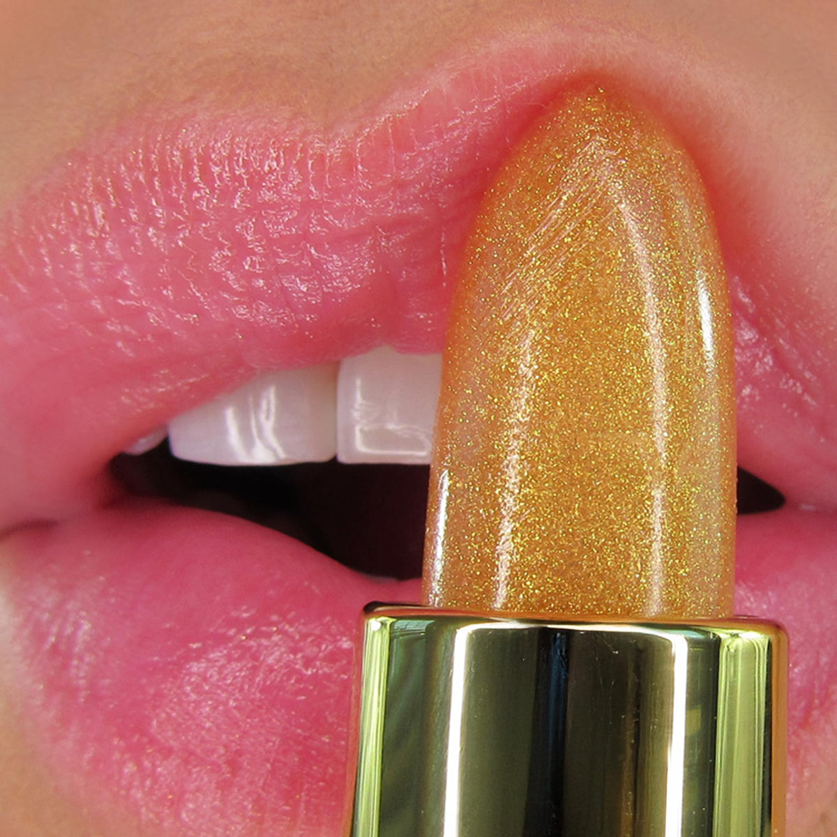 Winky Lux Citrine Glimmer Balm close-up highlights delicate shimmer.