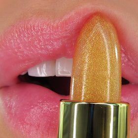 Winky Lux Citrine Glimmer Balm close-up highlights delicate shimmer.
