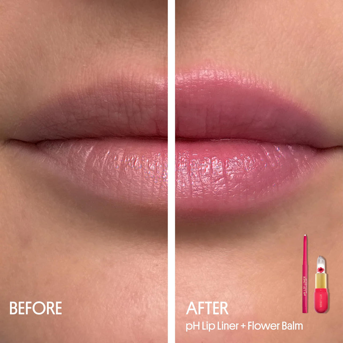 Winky Lux Flower Balm chrysanthemum flower inside creates artful, uplifting cosmetic experience.