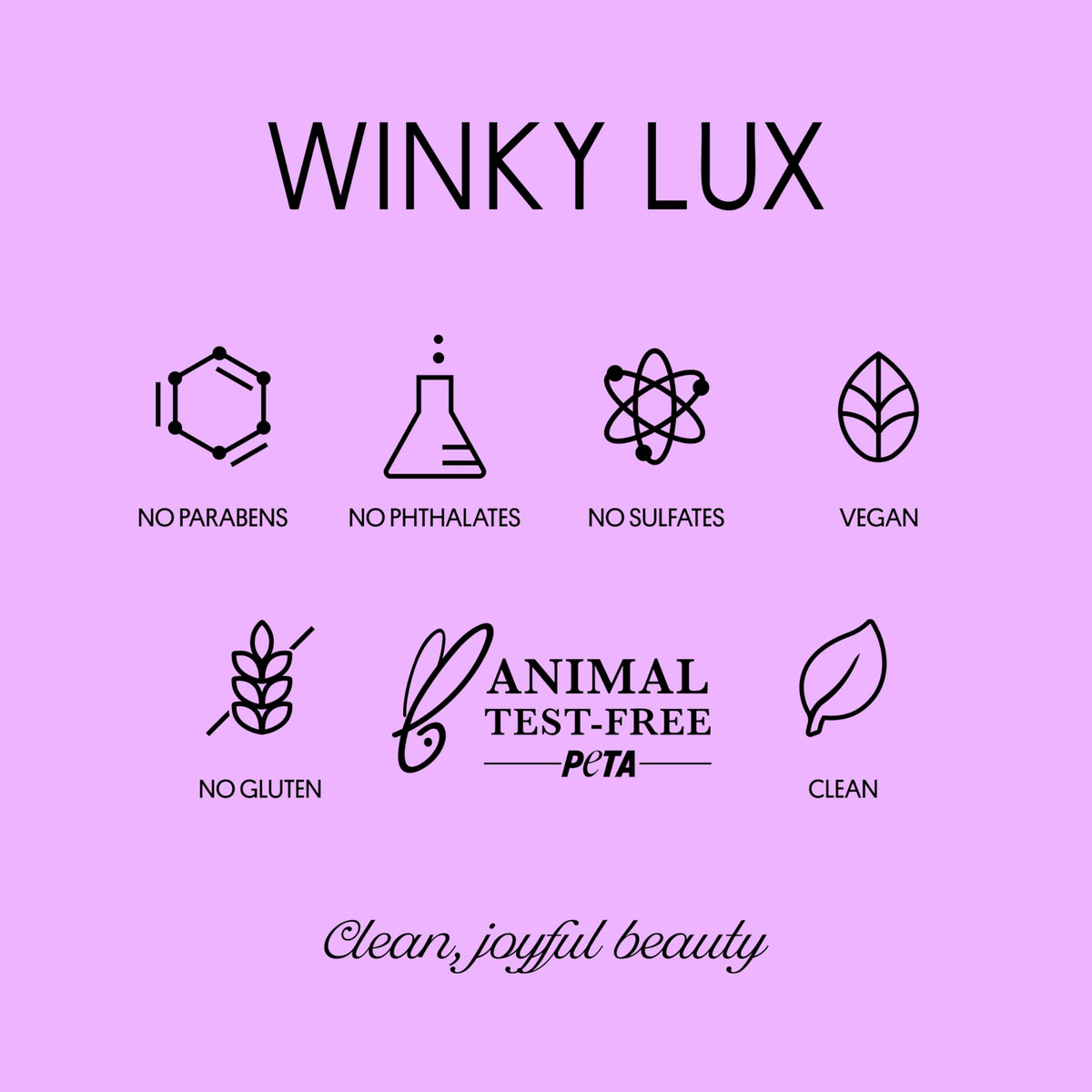 Winky Lux In The Stars lip oil swirl demonstrates a light, glide-on texture.