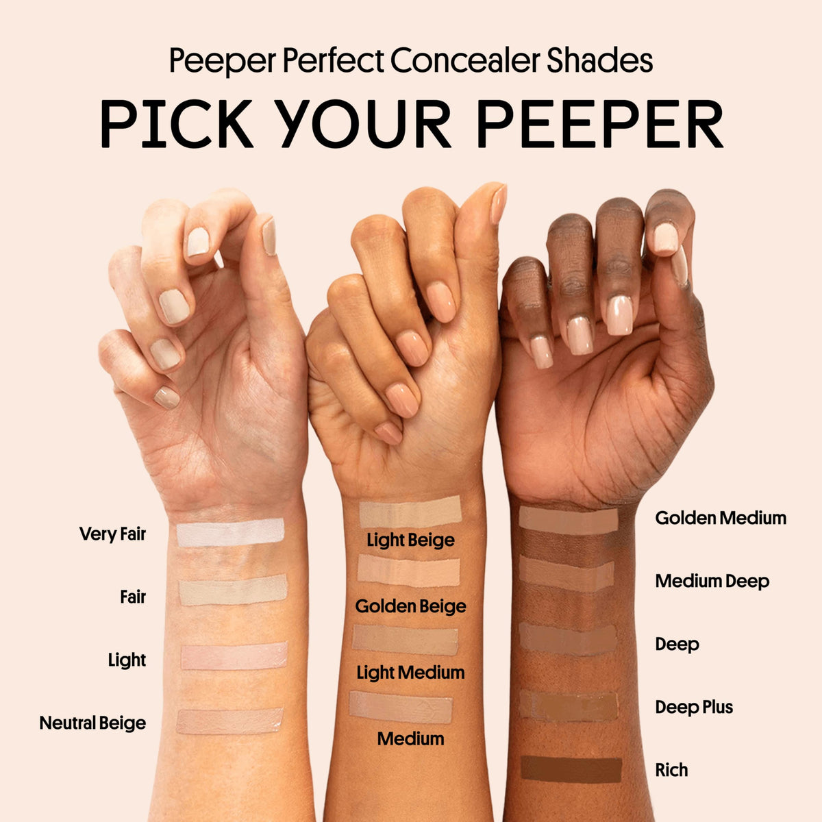 Winky Lux Peeper Perfect collagen helps create a subtle glow on skin