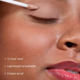 Winky Lux Rose Petal Liquid Eyeshadow packaging close-up.