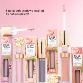 Winky Lux Rose Petal Liquid Eyeshadow removal test on wipe.