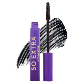Winky Lux So Extra Mascara butterfly-bristle brush separates and lengthens lashes.