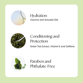 Winky Lux Matcha lip balm applied to lips for a smooth, hydrated look.