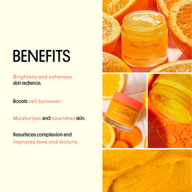 Winky Lux Orange You Bright Exfoliant with orange oil and carrot-seed for nourishing moisture
