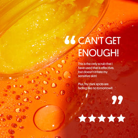Winky Lux Orange You Bright Exfoliator eco-friendly packaging conveys vegan cruelty-free values