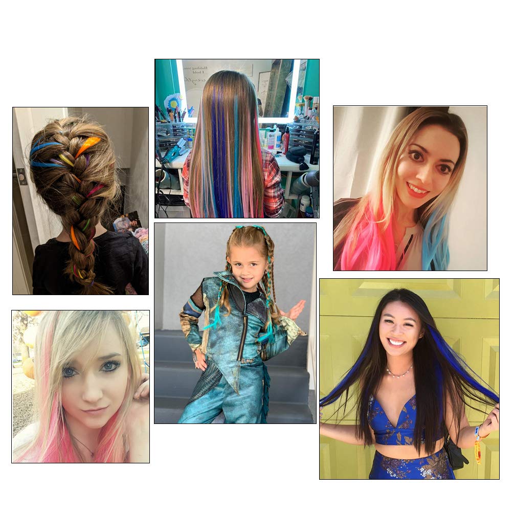 Winsky blue hair extensions with care guidance for lasting softness and curl retention
