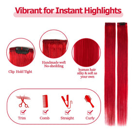 Winsky easy clip-in application for fast wear.