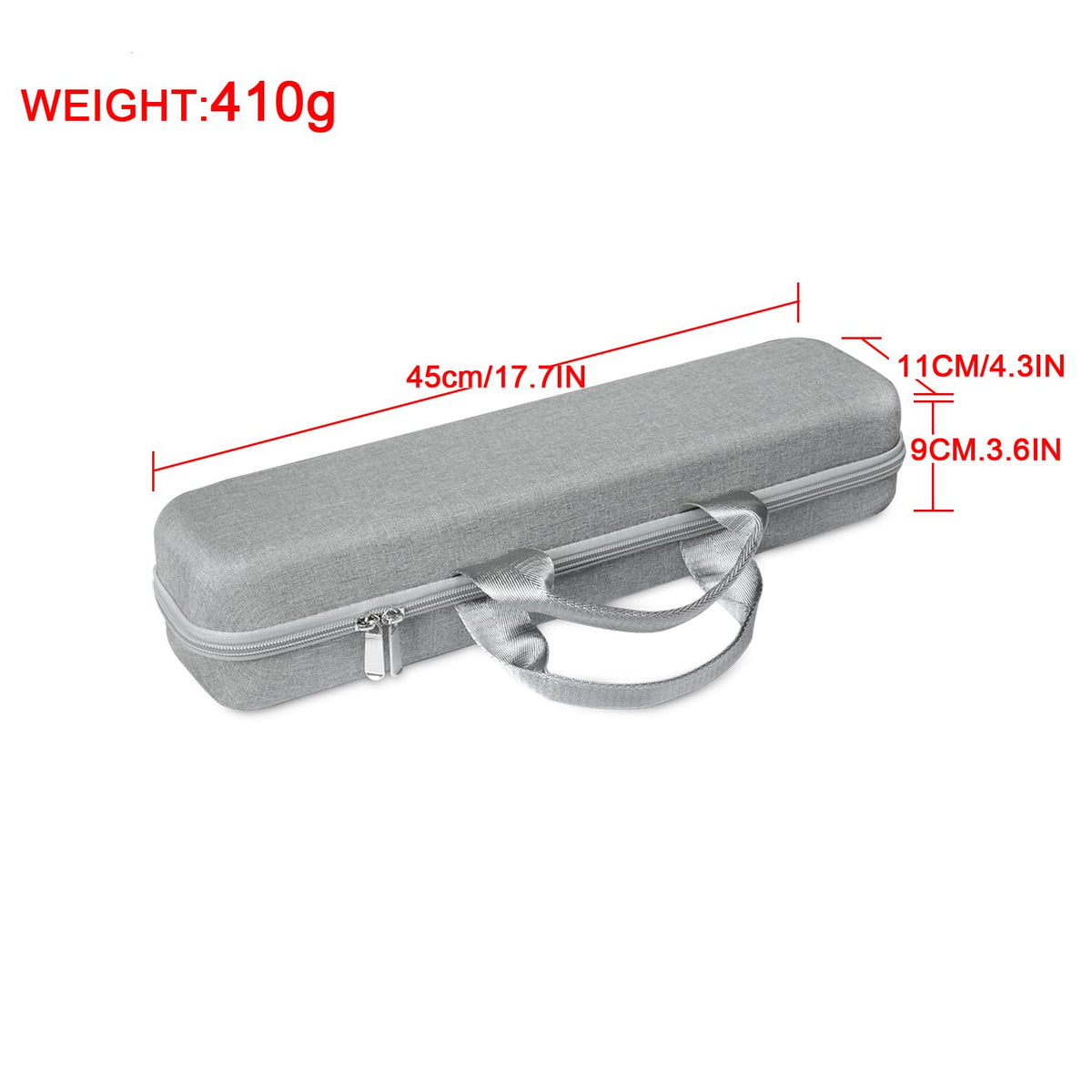 WINZEDGE travel case durable zipper ensures smooth, reliable access