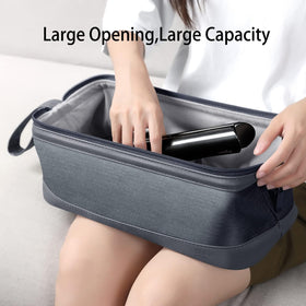 WINZEDGE PU leather travel case with soft interior protects devices from scratches