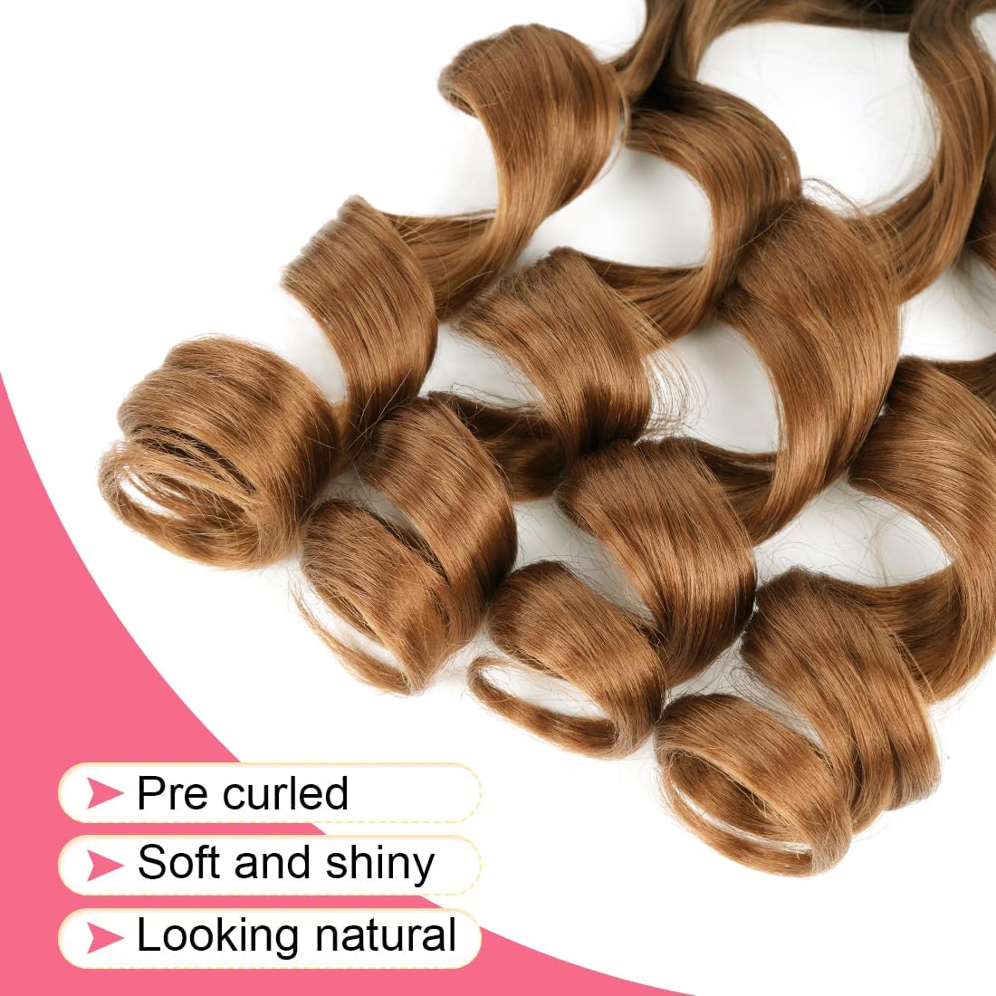 WIPPORYA Loose wave texture demonstrates bouncy, lightweight feel