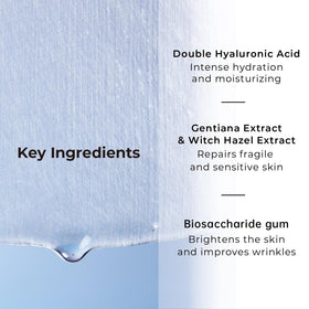 +WIS+ betaine-rich hydration mask showcases a firming, elastic feel.